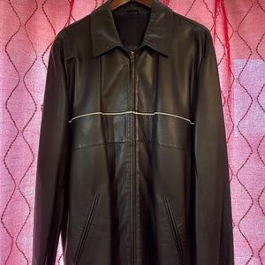 Michael Toschi Montecchio Lamb Napa Jacket. Size Large